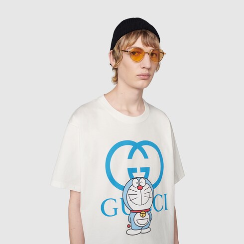 Gucci ドラえもん X Gucci オーバーサイズ Tシャツ Detail 2 Gucci Jp