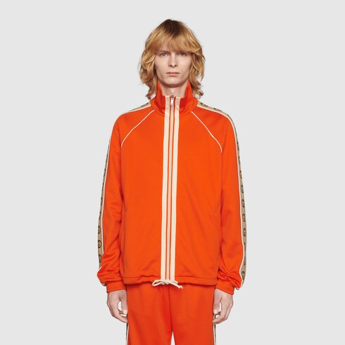orange gucci jacket