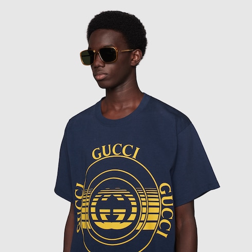gucci shirt blue