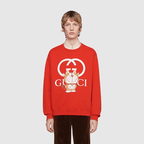 Doraemon x deals gucci cotton sweatshirt