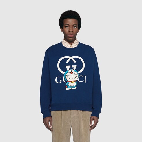Gucci ドラえもん X Gucci コットン スウェットシャツ Detail 2 Gucci Jp