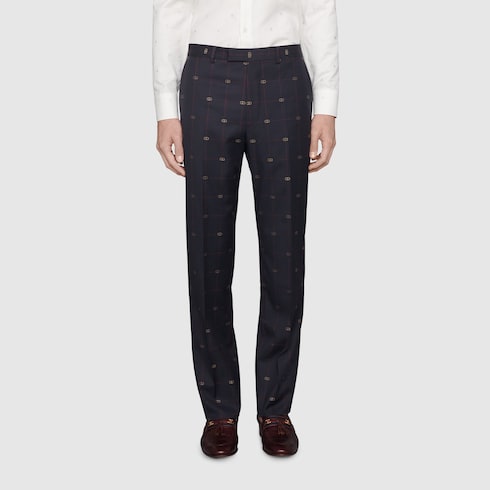 GG wool suit