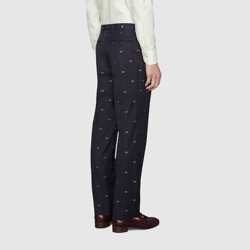 GG wool suit