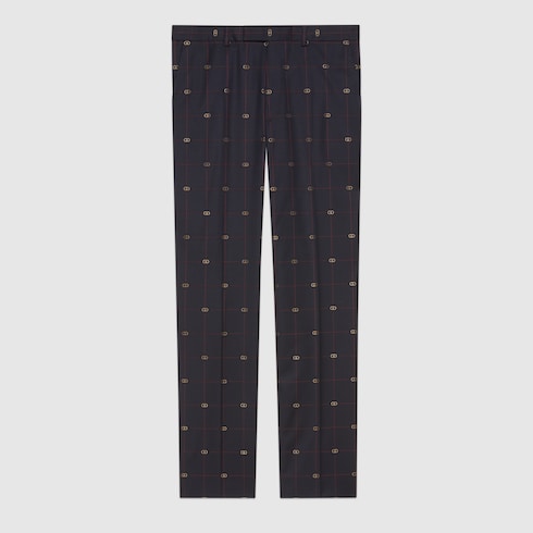 GG wool suit