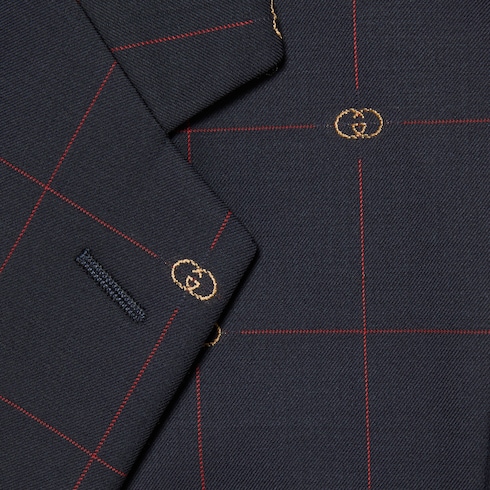 GG wool suit