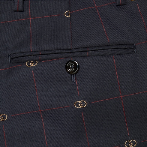GG wool suit
