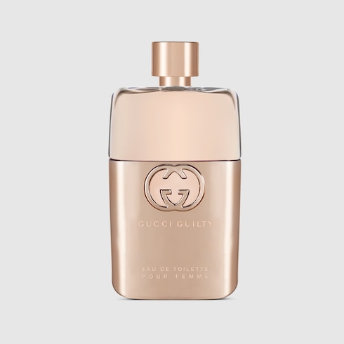 gucci women's perfume gold bottle