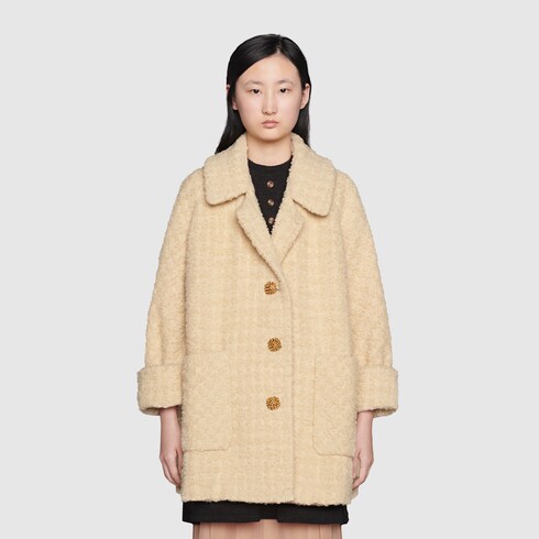 gucci shearling coat