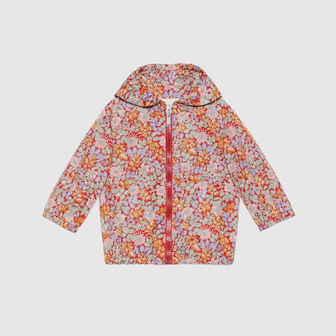 Gucci Baby Gucci Liberty floral nylon jacket - 647438XWANE6134