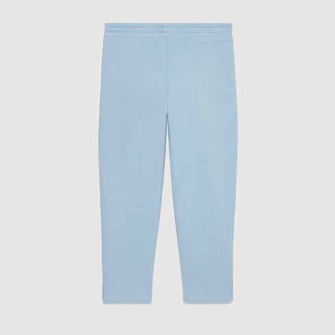 light blue jogging bottoms