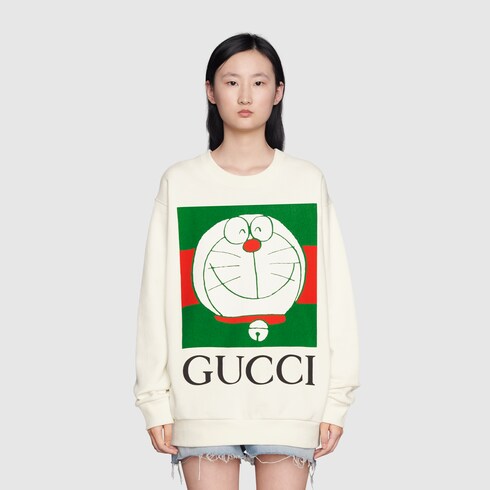 Doraemon x gucci cotton sweatshirt best sale