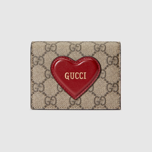 gucci wallet with heart