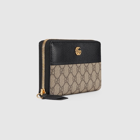 GG Marmont bi-colour zip around wallet Detail 4