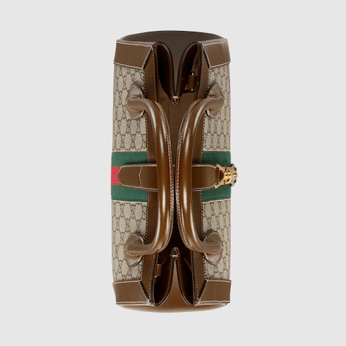 Cabas avec fermeture à piston moyen format