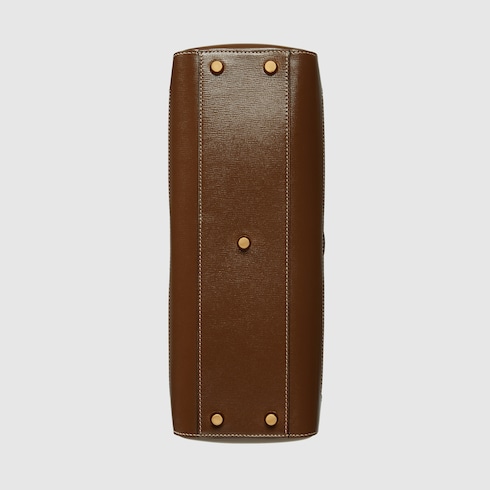 Cabas avec fermeture à piston moyen format