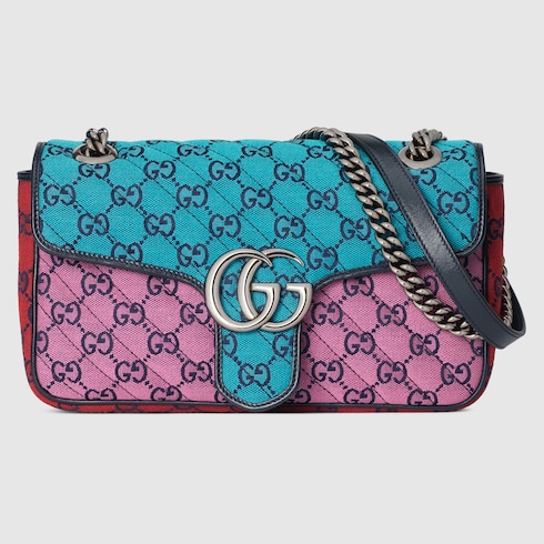 Gucci GG Marmont Multicolor small shoulder bag. 2