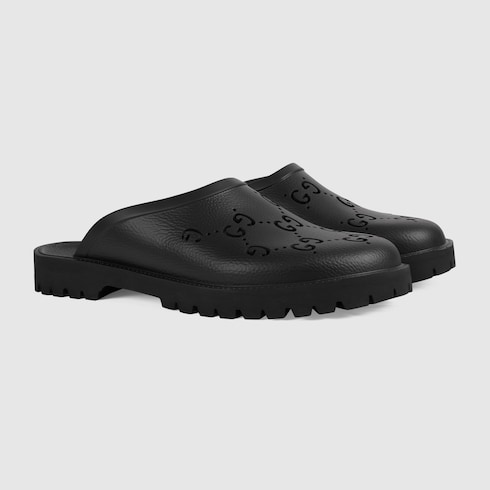 Gucci gg slip on sales