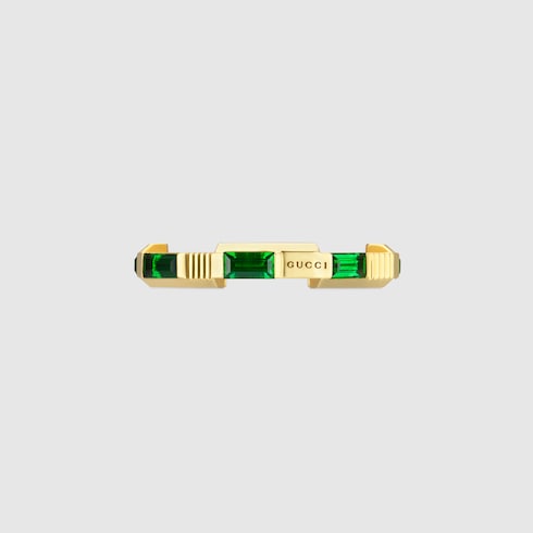 Gucci Link to Love tourmaline ring
