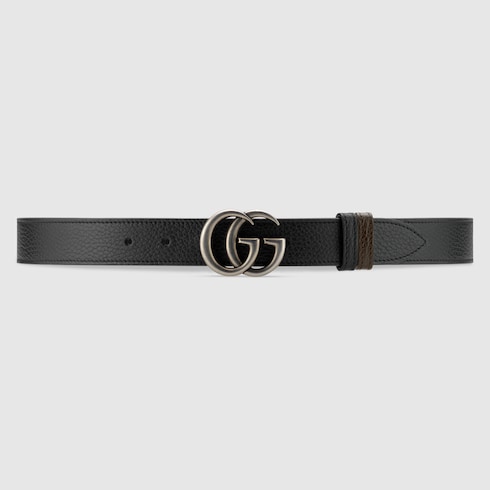 Gucci GG Marmont reversible thin belt. 10