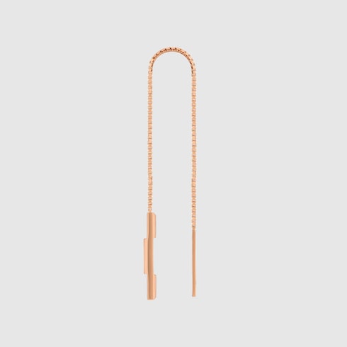 Orecchini a catena Gucci Link to Love con barretta 'Gucci'