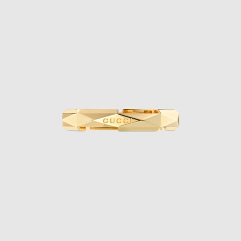 Gucci Link to Love Ring mit Nieten