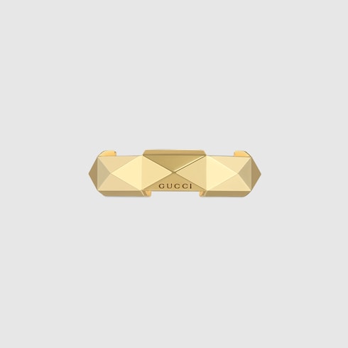 Gucci Link to Love系列饰钉戒指