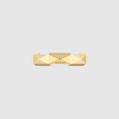 Gucci Link to Love Ring mit Nieten