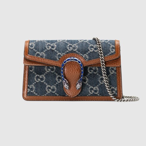 gucci denim wallet