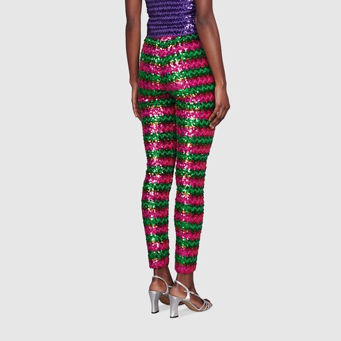 Gucci sequin pants online