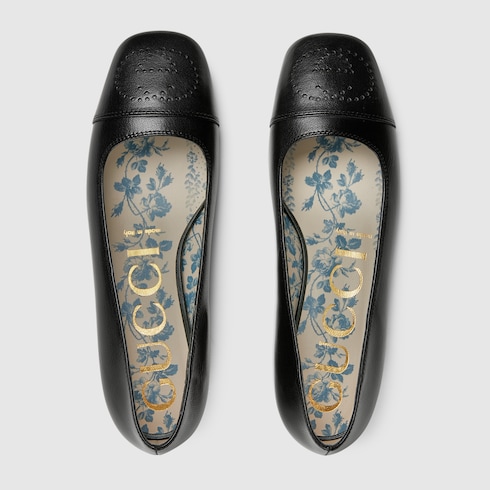 gucci monogram ballet flats