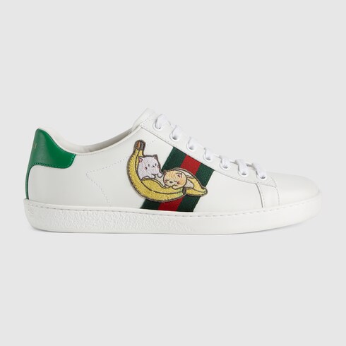 gucci bananya x gucci ace sneakers
