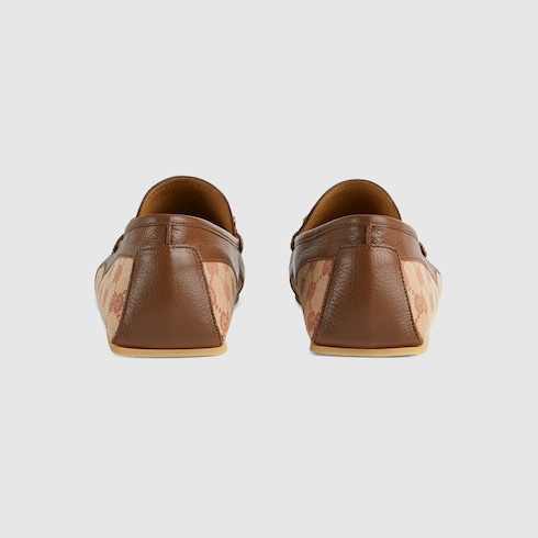 leather loafer with interlocking g horsebit
