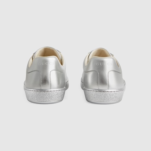 Gucci Men's metallic Ace sneaker. 8