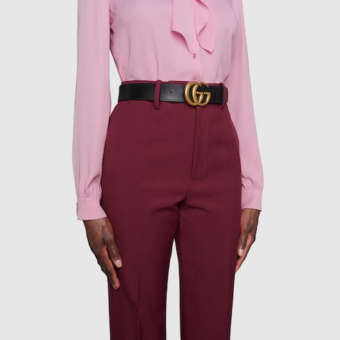 Ceinture réversible GG Marmont 