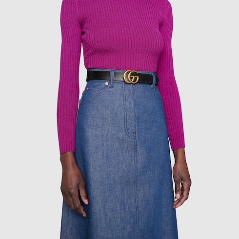 Ceinture réversible GG Marmont