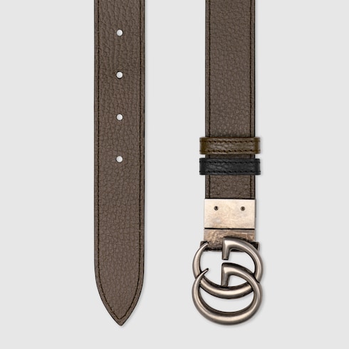 Gucci GG Marmont reversible thin belt. 7