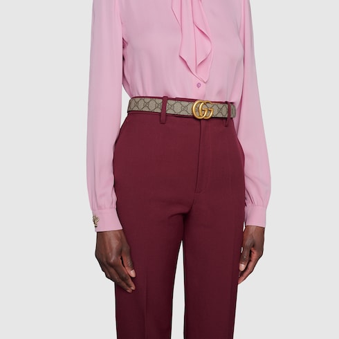 Ceinture réversible GG Marmont