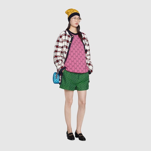 gucci canvas shorts