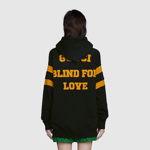 blind for love gucci sweatshirt