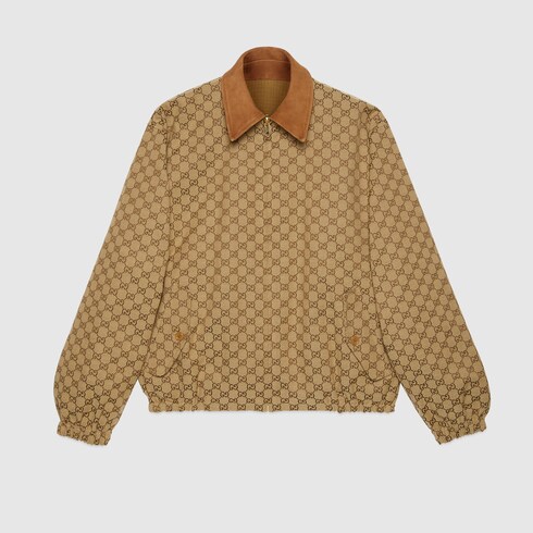 GG リバーシブル ジャケットライトブラウン | GUCCI® JP