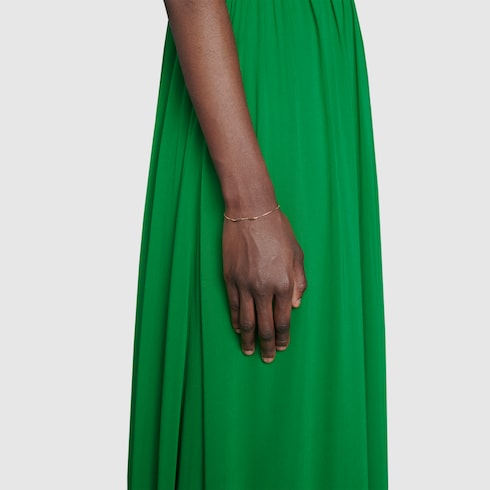 Gucci Link to Love系列18K金长条吊坠手镯