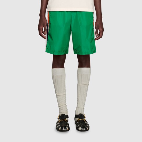 在庫処分 激安 Swim shorts with Interlocking G in Green Ready-to-wear ワンピース