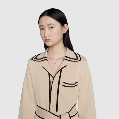 قلادة Gucci Link to Love ألماس ذهب 18