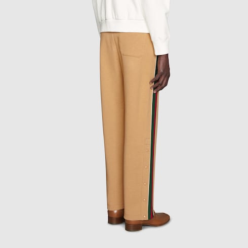 Cotton trousers with Web Detail 4