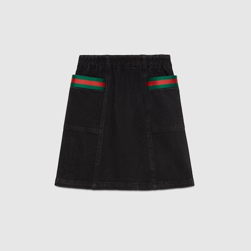 Gucci Children's denim skirt with Web. 3