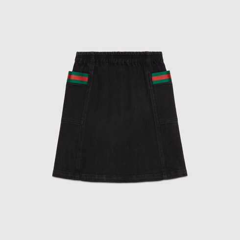 Gucci Children's denim skirt with Web. 2