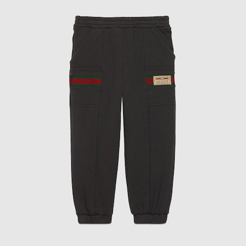 Children's jogging trousers with Gucci label