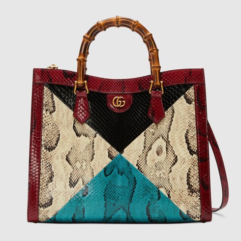 Gucci Diana medium python tote bag. 3 Gucci Diana medium python tote bag. 3