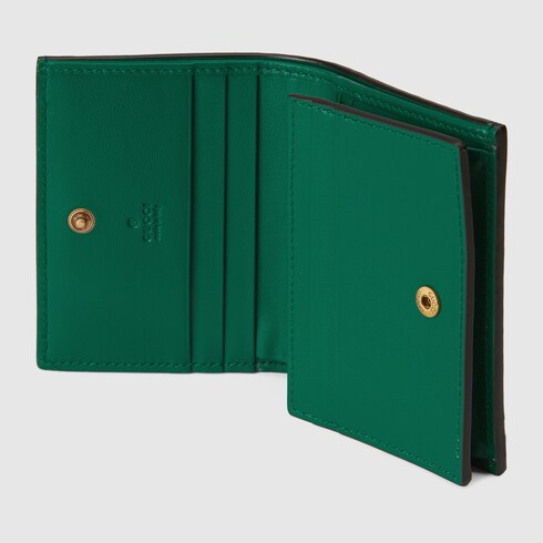 Cartera con tarjetero de pitón Gucci Diana en verde esmeralda | GUCCI® ES
