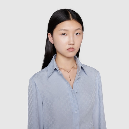 قلادة Gucci Link to Love ذهب 18